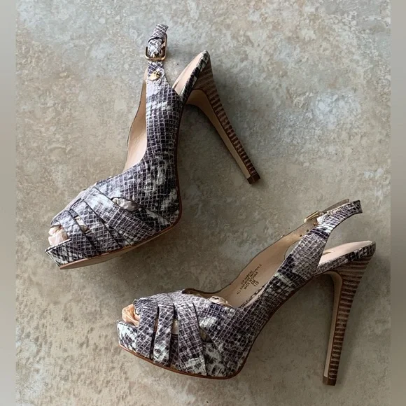 Guess open-toe sexy hidden platform high heels